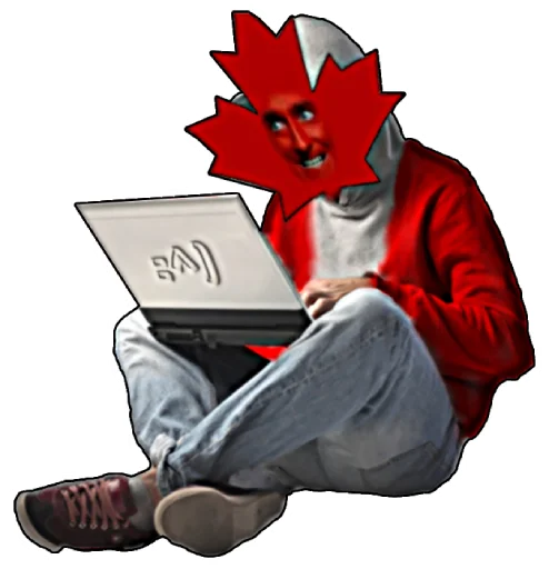 Sticker AFuckingLeaf - 1