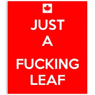 Sticker AFuckingLeaf - 8