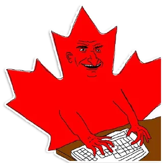 Sticker AFuckingLeaf - 1