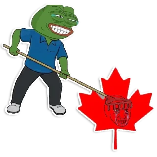 Sticker AFuckingLeaf - 2