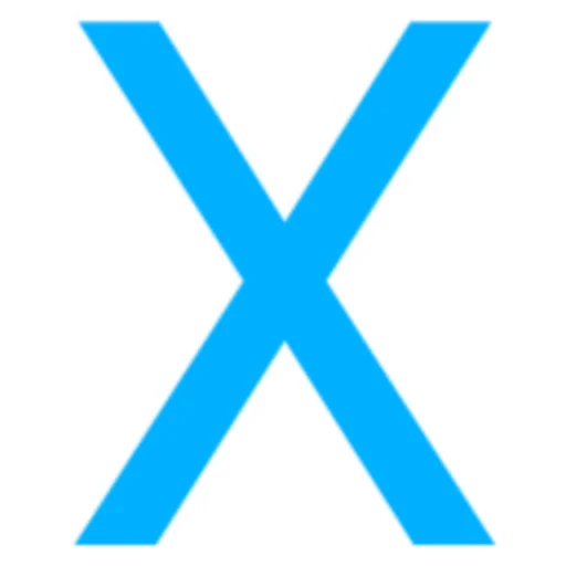 символ линия электрический синий