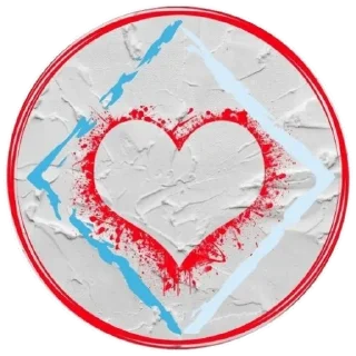 Стикер NA heart - 4