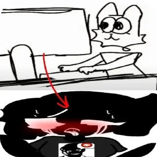 Стикер Кэти антихаг :: @fStikBot - 0