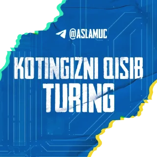 Стикер ASLAMBOI UC @antiqadesigner - 4