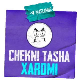 Стикер ASLAMBOI UC @antiqadesigner - 2