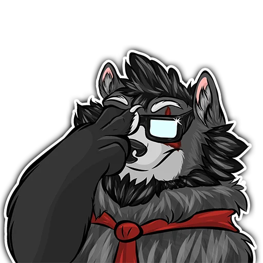 Sticker ATheoryonFurries - 1