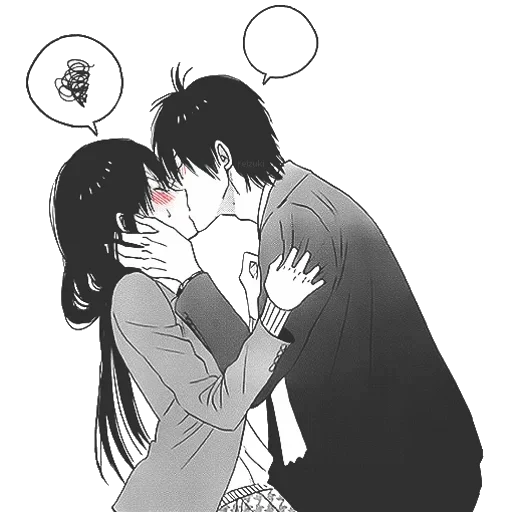 иллюстрация эскиз целовать