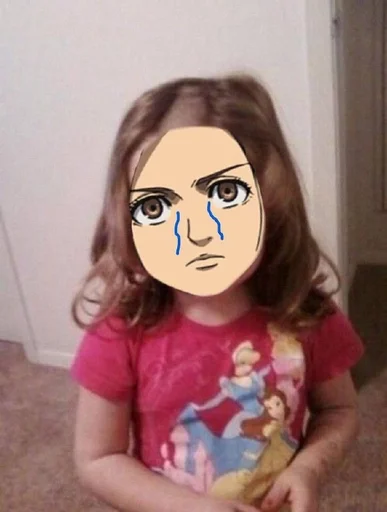 мультфильм человеческое лицо одежда