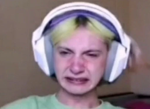 headphones human face person