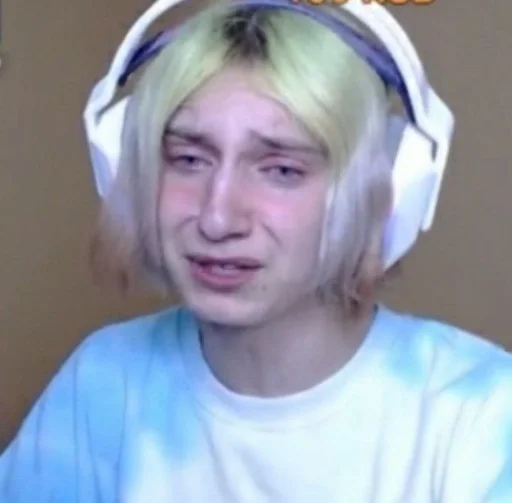 person human face headphones