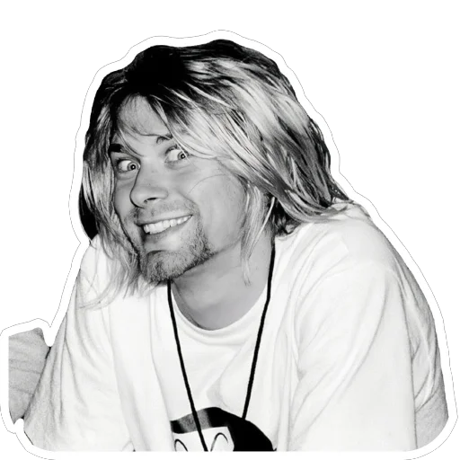 Стикер AboutKurtCobainNirvana - 1