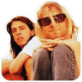 Sticker About Kurt Cobain Nirvana @aboutkurtcobain - 9