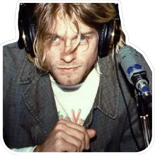 Sticker About Kurt Cobain Nirvana @aboutkurtcobain - 6