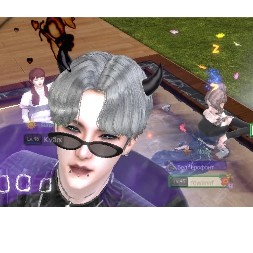 скриншот человеческое лицо трава