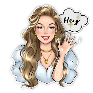 Стикер The Lady @AcademLady - 10