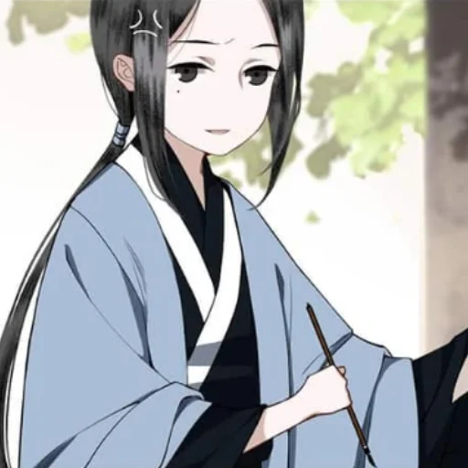 anime cartoon human face