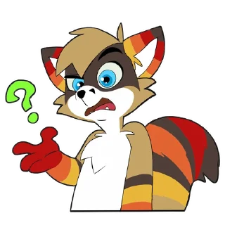 Sticker Raccoon Acelar - 11