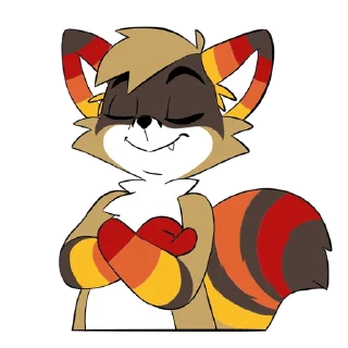 Sticker Raccoon Acelar - 0