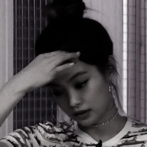 person human face black and white