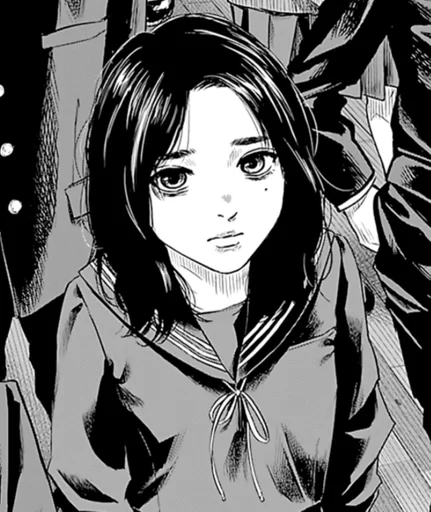 эскиз аниме человеческое лицо