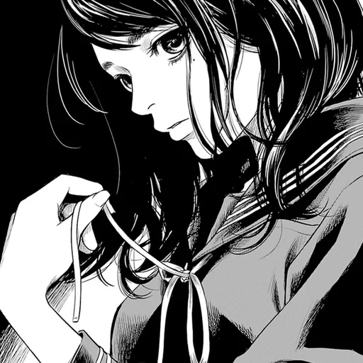 аниме эскиз иллюстрация