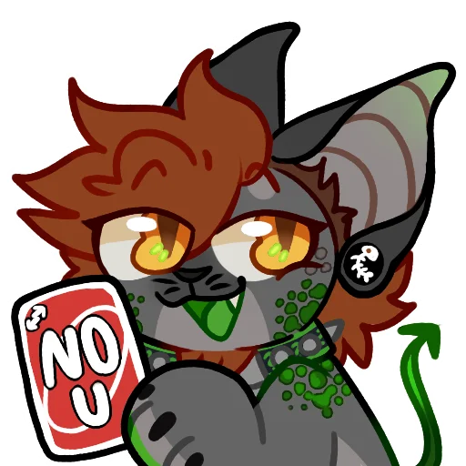 Sticker AdanDemonCat - 1