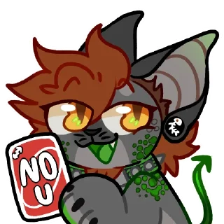 Sticker AdanTheDemonCat - 5