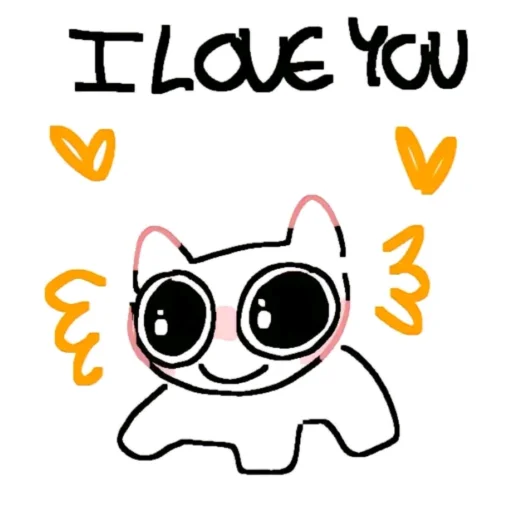 Sticker Adhd_kitty_u - 1