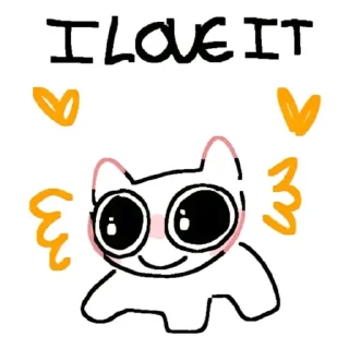 Стикер Adhd kitty U @TarhunTrahun - 8