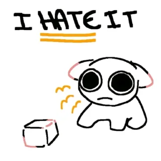 Стикер Adhd kitty U @TarhunTrahun - 4