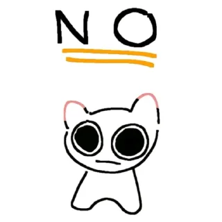 Стикер Adhd kitty U @TarhunTrahun - 2