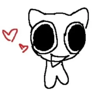 Стикер Adhd kitty U @TarhunTrahun - 6