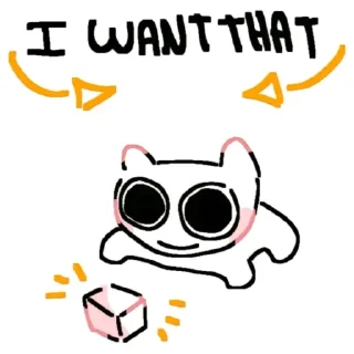 Стикер Adhd kitty U @TarhunTrahun - 10