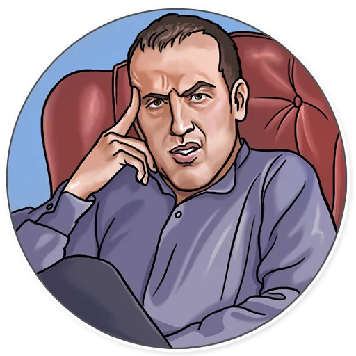 human face man cartoon