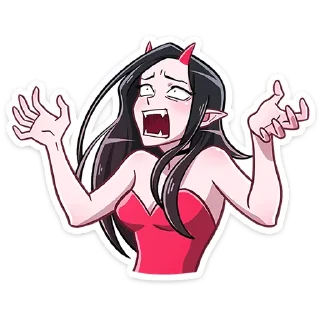 Стикер Адская парочка @Nyasticks - 11