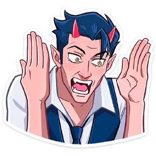 Стикер Адская парочка @Nyasticks - 0