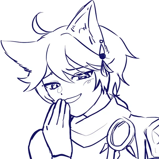 эскиз рисование линейное искусство