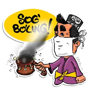 Стикер Afisha.uz Tashmurad - 11