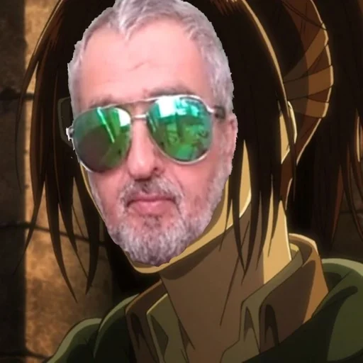 human face goggles man