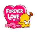 Sticker Qoobee Agapi - LOVE - 2