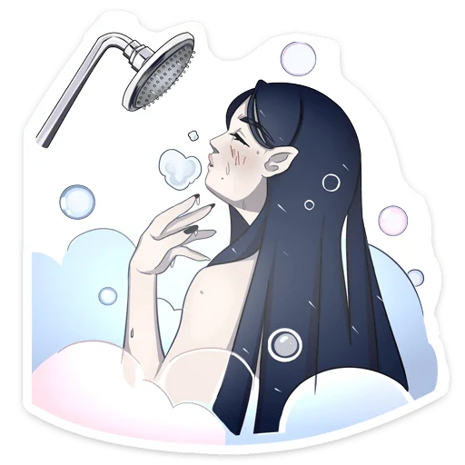 Sticker Агата @nyasticks - 6