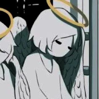 Стикер 【🪽】𝐀𝐧𝐠𝐞𝐥𝐬 〣 @PivAnStiSOSI - 10