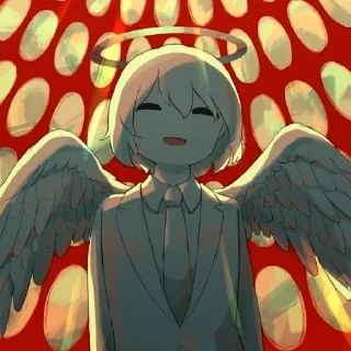 Стикер 【🪽】𝐀𝐧𝐠𝐞𝐥𝐬 〣 @PivAnStiSOSI - 2