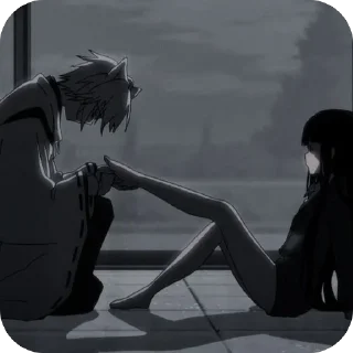 Sticker аня как дела - 4