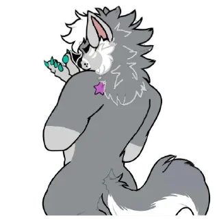 Стикер Agonisuto The SharOlf by @AgonicWorthyFate - 6