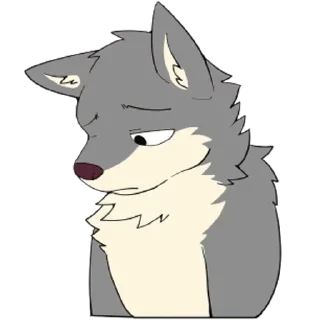 Стикер Agonisuto The SharOlf by @AgonicWorthyFate - 2