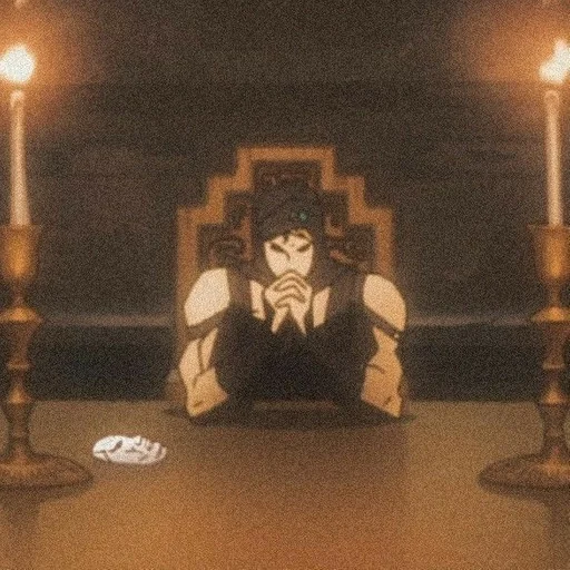 candle human face clothing