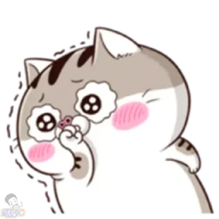 Sticker meowww demuk - 6