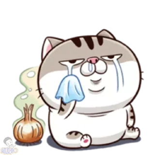 Sticker meowww demuk - 1