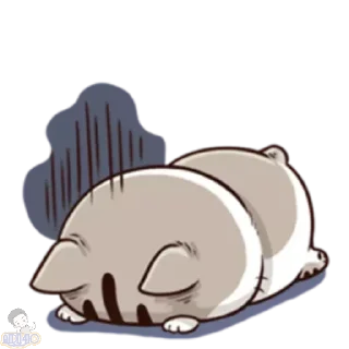 Sticker meowww demuk - 11